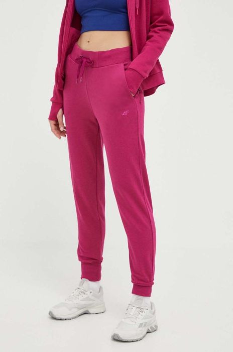 Спортивні штани 4F колір фіолетовий однотонні (3136399) Спортивні штани 4F колір фіолетовий однотонні (3136399)