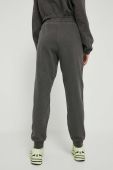 Бавовняні спортивні штани Nicce колір сірий однотонні