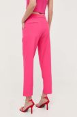 Штани Morgan жіночі колір рожевий облягаюче висока посадка (3285244) Штани Morgan жіночі колір рожевий облягаюче висока посадка (3285244)