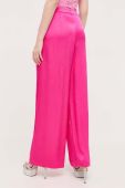 Штани Bardot жіночі колір рожевий широке висока посадка Штани Bardot жіночі колір рожевий широке висока посадка