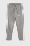 Дитячі спортивні штани adidas G 3S колір сірий меланж Дитячі спортивні штани adidas G 3S колір сірий меланж
