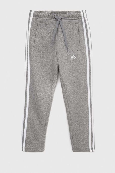 Дитячі спортивні штани adidas G 3S колір сірий меланж Дитячі спортивні штани adidas G 3S колір сірий меланж