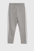 Дитячі спортивні штани adidas G 3S колір сірий меланж Дитячі спортивні штани adidas G 3S колір сірий меланж