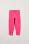 Дитячі бавовняні штани OVS колір рожевий однотонні (3045871) Дитячі бавовняні штани OVS колір рожевий однотонні (3045871)