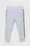 Дитячі спортивні штани Guess з аплікацією колір блакитний Дитячі спортивні штани Guess з аплікацією колір блакитний