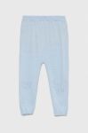Штани для немовлят United Colors of Benetton однотонні колір блакитний (2980178) Штани для немовлят United Colors of Benetton однотонні колір блакитний (2980178)
