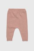 Штани для немовлят United Colors of Benetton колір рожевий однотонні (2980172) Штани для немовлят United Colors of Benetton колір рожевий однотонні (2980172)