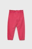 Дитячі штани Birba&Trybeyond колір рожевий однотонні