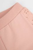 Дитячі спортивні штани Coccodrillo колір рожевий однотонні (3031610)