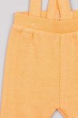 Дитячі бавовняні штани zippy колір помаранчевий однотонні Дитячі бавовняні штани zippy колір помаранчевий однотонні