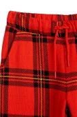 Дитячі бавовняні штани Mini Rodini колір червоний візерунок