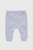 Дитячі бавовняні штанці United Colors of Benetton однотонні колір блакитний Дитячі бавовняні штанці United Colors of Benetton однотонні колір блакитний