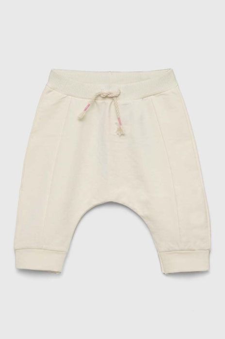 Дитячі спортивні штани United Colors of Benetton колір бежевий однотонні (3144913) Дитячі спортивні штани United Colors of Benetton колір бежевий однотонні (3144913)