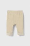 Дитячі спортивні штани United Colors of Benetton колір бежевий однотонні (3167334) Дитячі спортивні штани United Colors of Benetton колір бежевий однотонні (3167334)