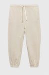 Дитячі спортивні штани United Colors of Benetton колір бежевий однотонні (3219486) Дитячі спортивні штани United Colors of Benetton колір бежевий однотонні (3219486)