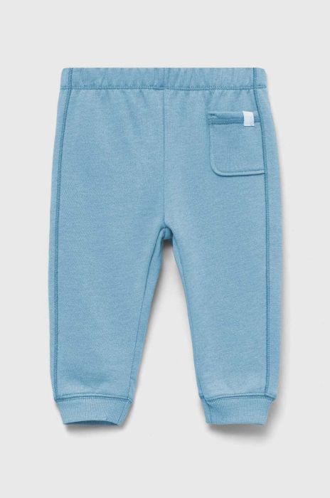 Дитячі спортивні штани United Colors of Benetton однотонні колір блакитний (3214278)