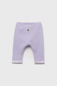 Дитячі спортивні штани United Colors of Benetton колір фіолетовий однотонні (3185566)