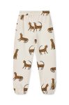 Дитячі бавовняні штани Liewood колір бежевий візерунок Дитячі бавовняні штани Liewood колір бежевий візерунок