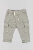 Дитячі штани zippy колір сірий однотонні (3113451)
