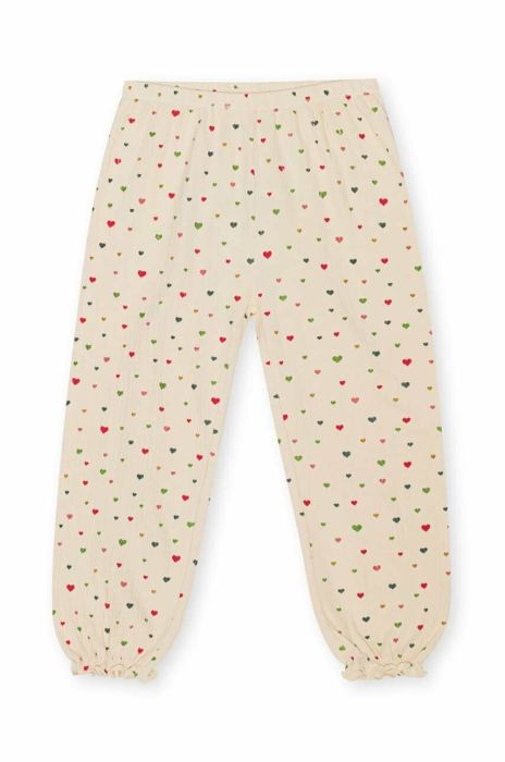 Дитячі штани Konges Sl?jd колір бежевий візерунок (3053201)