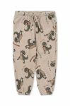 Дитячі бавовняні штани Konges Sl?jd колір бежевий візерунок (3000912) Дитячі бавовняні штани Konges Sl?jd колір бежевий візерунок (3000912)