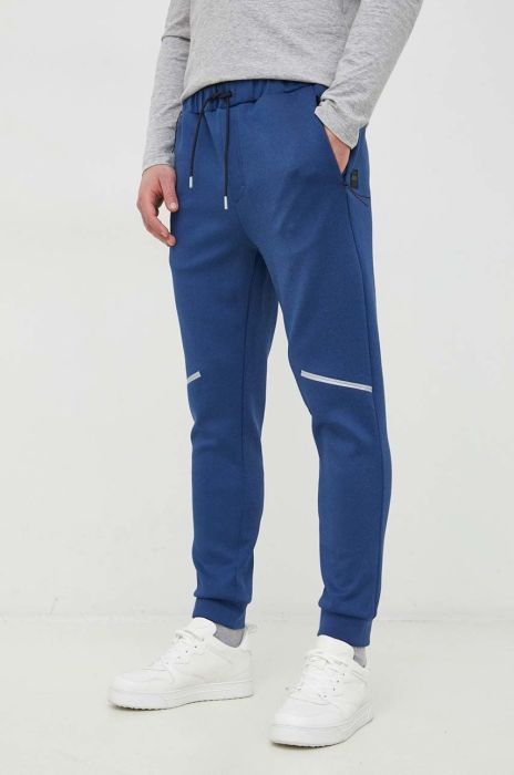 Спортивні штани BOSS Boss Green чоловічі однотонні колір блакитний Спортивні штани BOSS Boss Green чоловічі однотонні колір блакитний