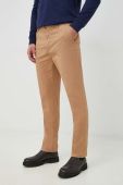 Штани BOSS чоловічі колір бежевий пряме