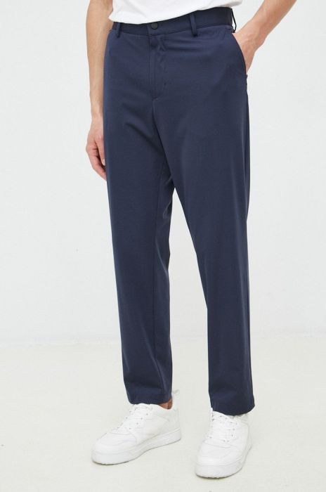 Штани BOSS чоловічі колір синій пряме (2919963) Штани BOSS чоловічі колір синій пряме (2919963)