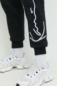 Спортивні штани Karl Kani колір чорний з аплікацією 6004039-black