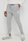 Спортивні штани adidas колір сірий меланж (3031556)