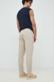 Штани Pepe Jeans Harrow Poplin чоловічі колір бежевий фасон chinos Штани Pepe Jeans Harrow Poplin чоловічі колір бежевий фасон chinos