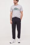 Спортивні штани Lacoste колір сірий візерунок Спортивні штани Lacoste колір сірий візерунок