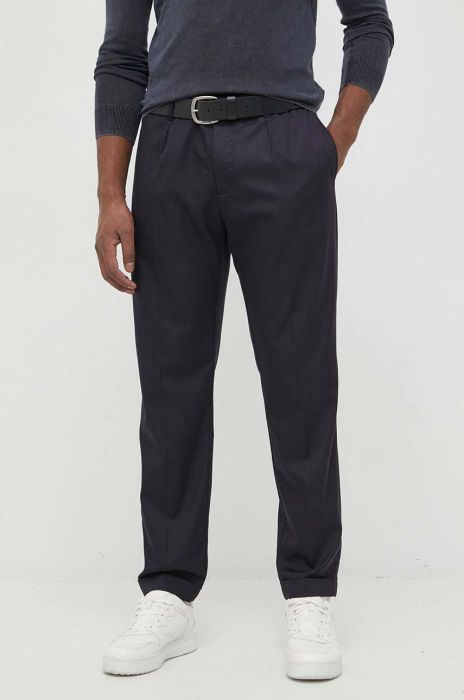 Штани Emporio Armani чоловічі колір синій пряме (3128923)