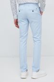 Штани Tommy Hilfiger чоловічі облягаюче колір блакитний (3095354)