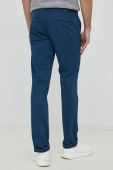 Штани United Colors of Benetton чоловічі колір синій облягаюче (2937128)
