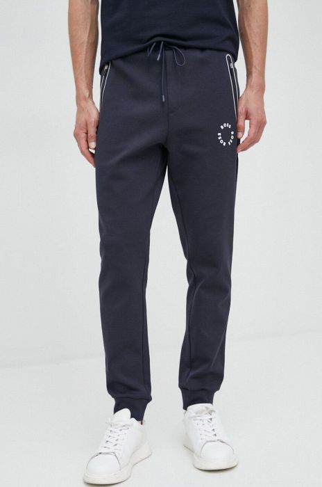 Спортивні штани BOSS BOSS GREEN колір синій з принтом (3130446) Спортивні штани BOSS BOSS GREEN колір синій з принтом (3130446)