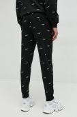 Бавовняні спортивні штани HUGO колір чорний візерунок (3039889)
