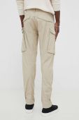 Бавовняні штани G-Star Raw колір бежевий пряме (3251198)
