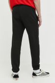 Спортивні штани New Era колір чорний з принтом