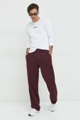 Спортивні штани Superdry колір бордовий однотонні (3009213)