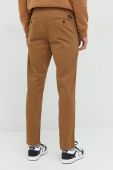 Штани Superdry чоловічі колір коричневий облягаюче (3039913)