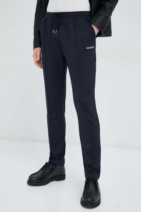 Спортивні штани Les Deux колір синій однотонні Спортивні штани Les Deux колір синій однотонні