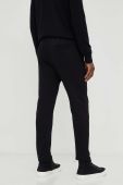 Бавовняні спортивні штани PS Paul Smith колір чорний однотонні