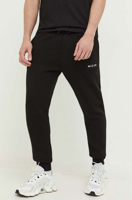Спортивні штани Nicce колір чорний однотонні (3295084) Спортивні штани Nicce колір чорний однотонні (3295084)