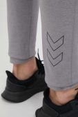 Спортивні штани Hummel Interval колір сірий однотонні