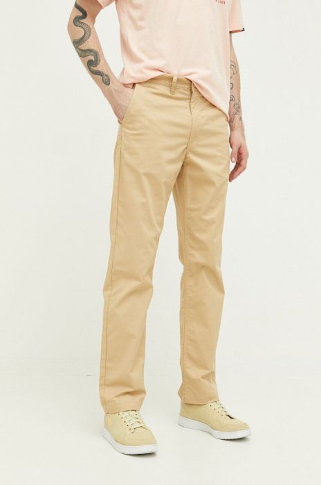Штани Vans чоловічі колір бежевий пряме (3197454)