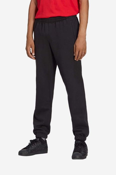 Бавовняні спортивні штани adidas Originals Premium Essentials Pants колір чорний однотонні HB7501-black Бавовняні спортивні штани adidas Originals Premium Essentials Pants колір чорний однотонні HB7501-black