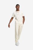 Спортивні штани adidas Originals Trefoil Essentials Pants колір бежевий однотонні IA4836-cream Спортивні штани adidas Originals Trefoil Essentials Pants колір бежевий однотонні IA4836-cream