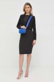 Сукня Guess колір чорний mini облягаюча (2863926)
