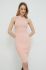 Сукня Guess колір рожевий mini облягаюча (2917476)